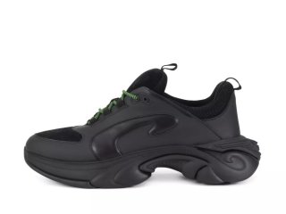 John Fluevog Duesy - Black | Chunky Sneakers  John Fluevog Duesy - Black | Chunky Sneakers