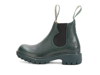 John Fluevog Jeudi - Green | Chelsea Boots  John Fluevog Jeudi - Green | Chelsea Boots